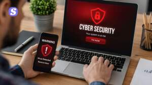 cyber threats 2026 including AI phishing ransomware and digital identity theft attacks