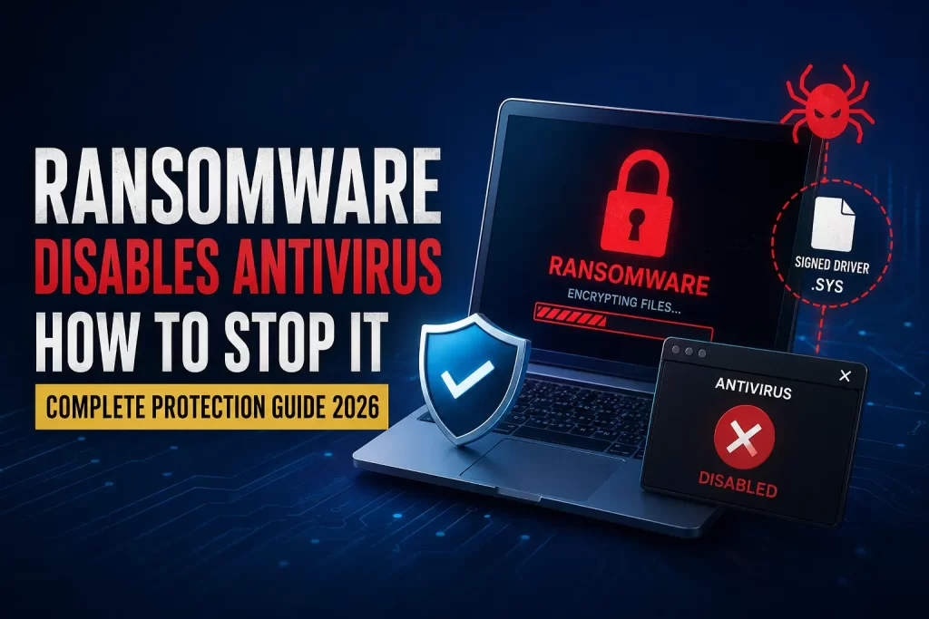 Ransomware Disables Antivirus: How to Protect Your System