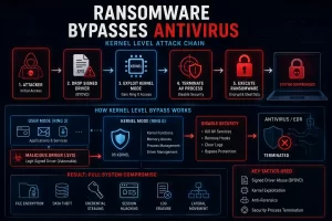 ransomware disables antivirus