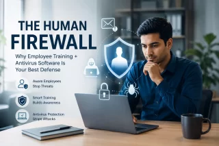 The Human Firewall: Why Employee Training + Antivirus Software Is Your Best Defense
