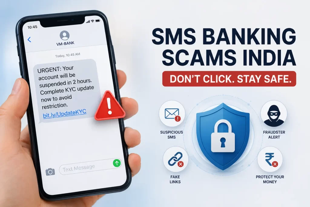 SMS Banking Scams Surge 146% in India: Why Your Phone Is the New Cybercrime Target