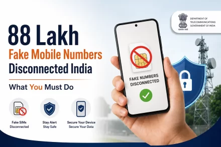 88 Lakh Fake Mobile Numbers Disconnected India: What You Must Do