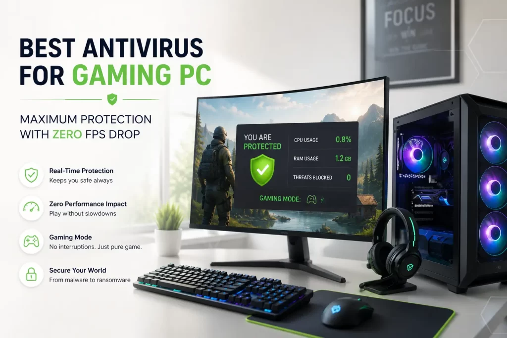 Best Antivirus for Gaming PC: Maximum Protection with Zero FPS Drop