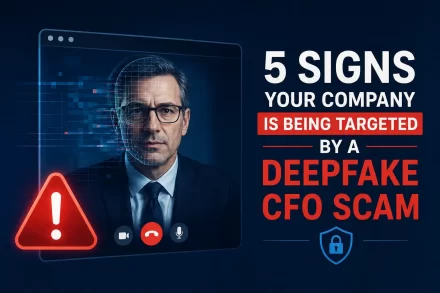 5 Signs Your Company Is Being Targeted by a Deepfake CFO Scam (Before the Money Leaves the Account